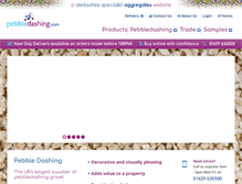 Tablet Screenshot of pebbledashing.com